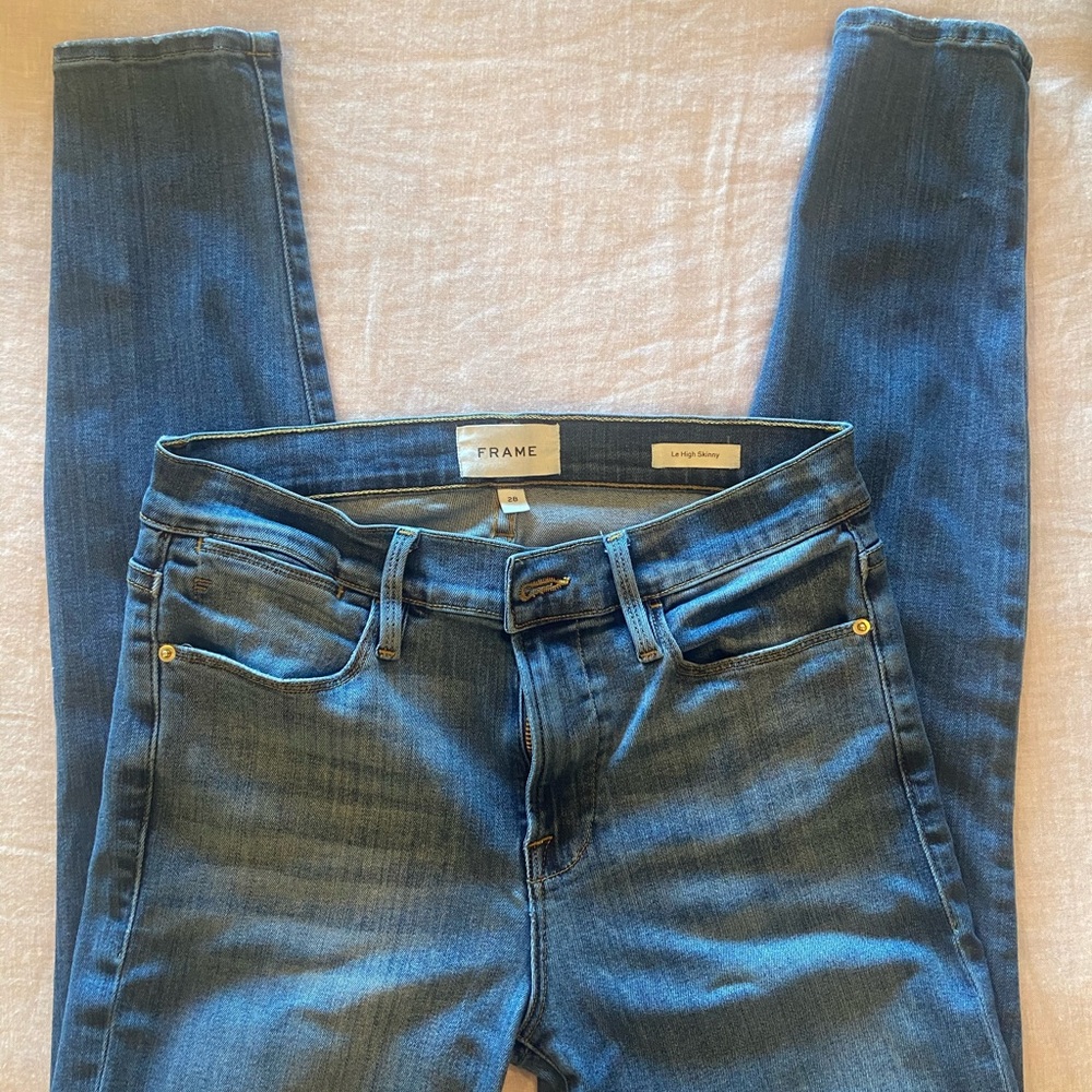 Frame denim Le High Skinny jeans size 28